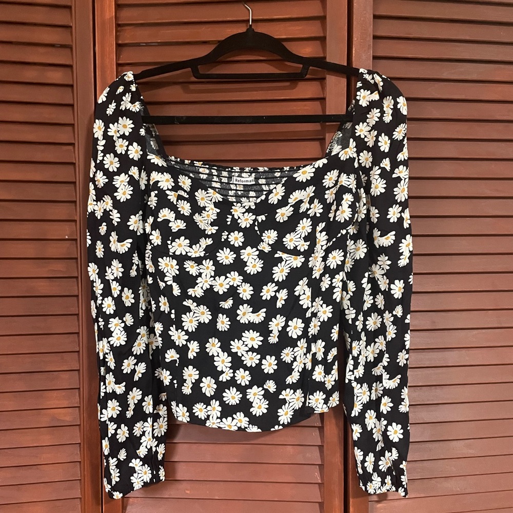 REFORMATION REIGN DAISY TOP — SZ 6